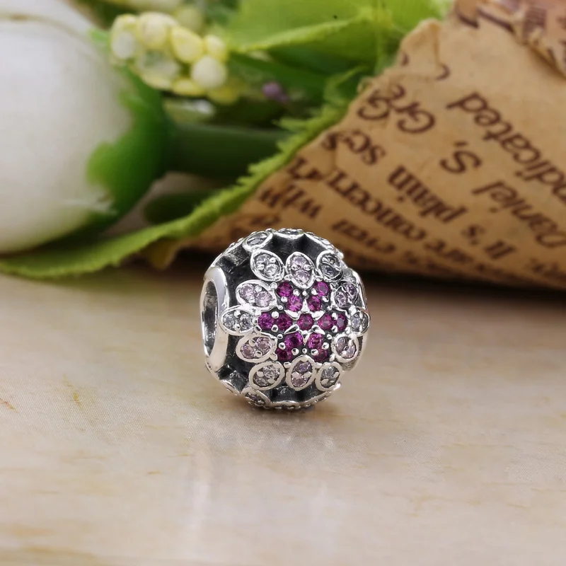 (image for) PANDORA Crystallised Snowflake Charm - 791760NBLMX - View 5