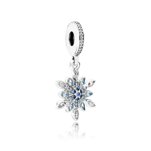 (image for) PANDORA Crystallised Snowflake Pendant Charm - 791761nblmx