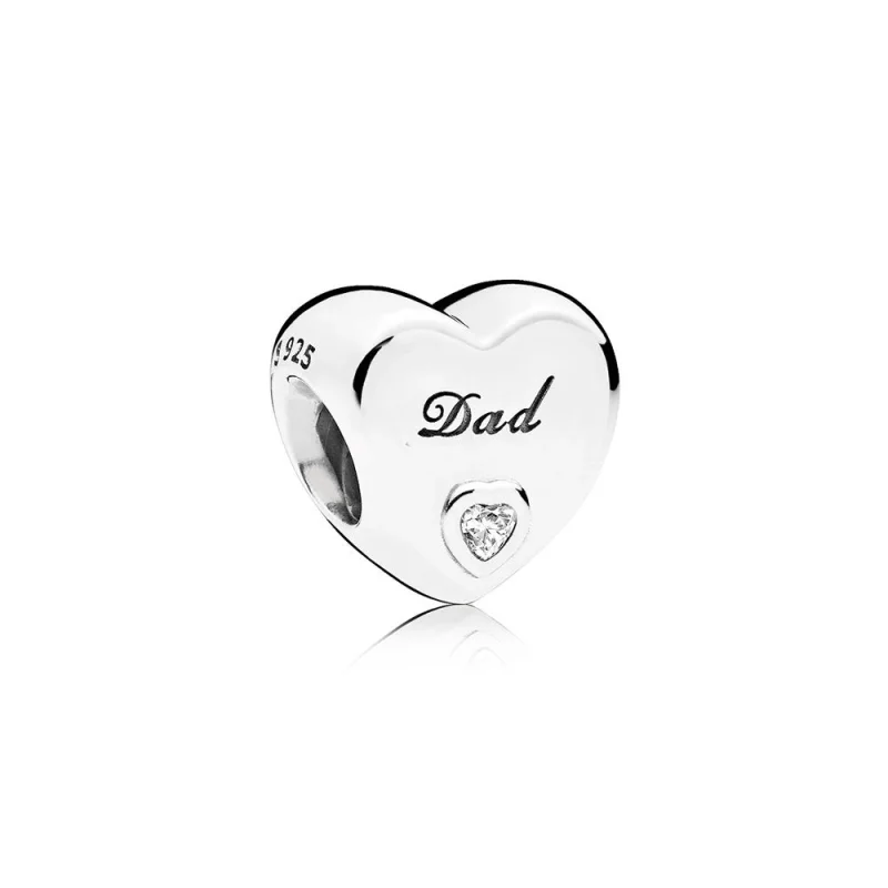 (image for) PANDORA Dad's Love Charm - 796458CZ - Product Image