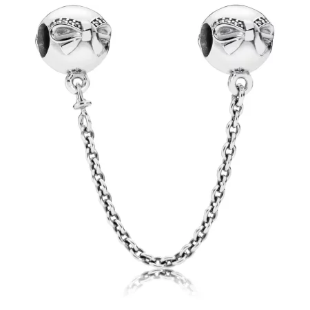 PANDORA Dainty Bow Safety Chain - 791780CZ