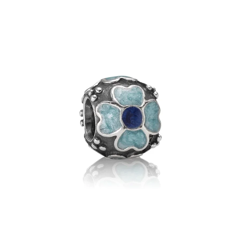 (image for) PANDORA Daisy, Blue Enamel Charm - 790433EB - Product Image