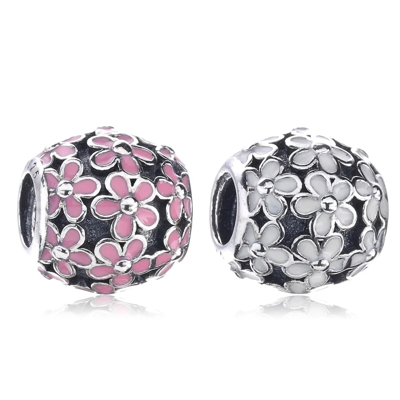 (image for) PANDORA Daisy Meadow Charm - 791494EN12B - View 5