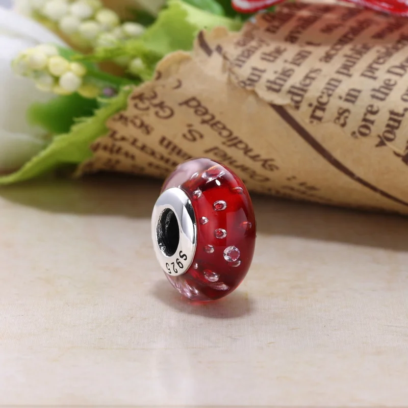 (image for) PANDORA Dark Blue Effervescence, Clear Cz Bead Charm - 791630CZ - View 13