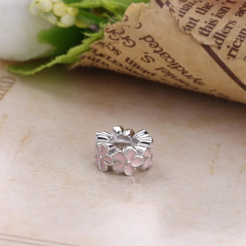 (image for) PANDORA Darling Daisies Spacer Charm - 791495EN12 - View 5