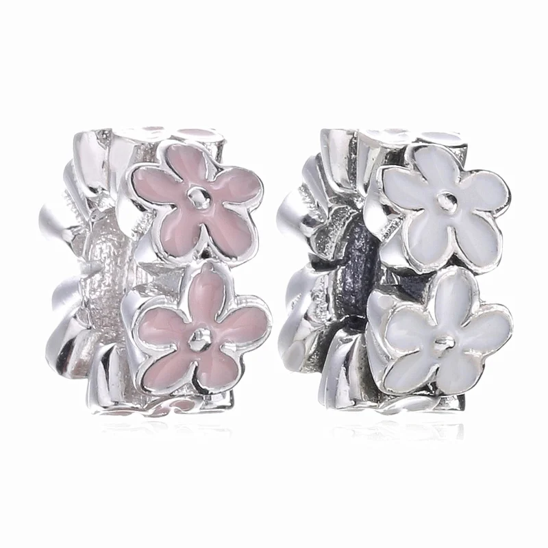 (image for) PANDORA Darling Daisies Spacer Charm - 791495EN12 - View 6