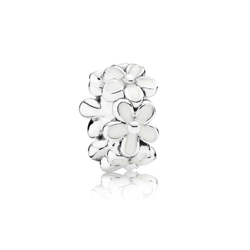 (image for) PANDORA Darling Daisies Spacer Charm - 791495EN12 - Product Image