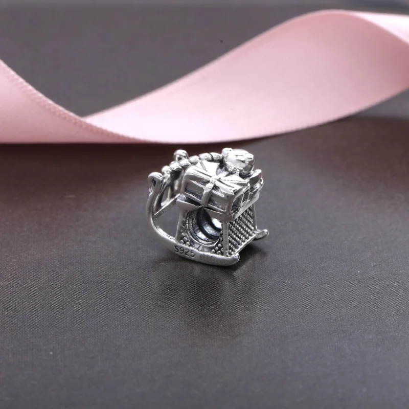 (image for) PANDORA Dashing Through The Snow Charm - 791207 - View 2