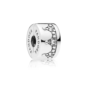 (image for) PANDORA Dazzling Crown Clip, Clear CZ - 797634CZ