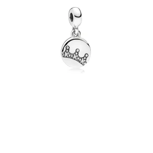 (image for) PANDORA Dazzling Crown Dangle Charm, Clear CZ - 797624CZ
