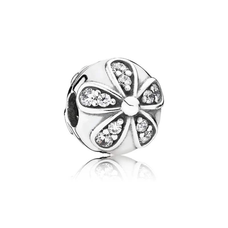 (image for) PANDORA Dazzling Daisies Clip Charm - 791493CZ - Product Image