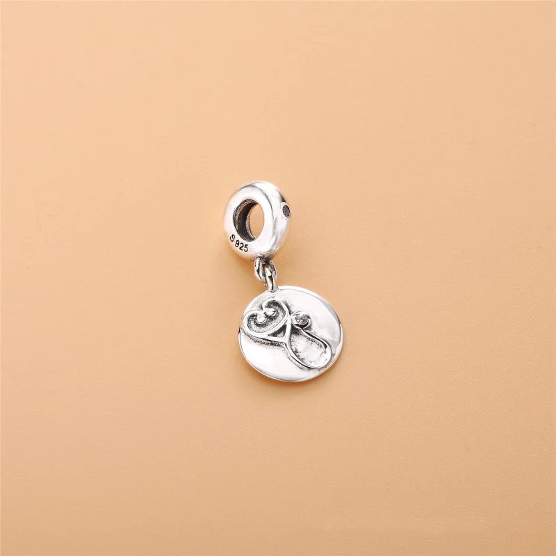 (image for) PANDORA Dazzling Stethoscope Dangle Charm, Clear CZ - 797587CZ - View 2