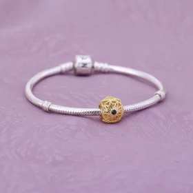 PANDORA Delicate Beauty, Black Spinel Charm - 750821SPB PANDORA Delicate Beauty, Black Spinel Charm - 750821SPB