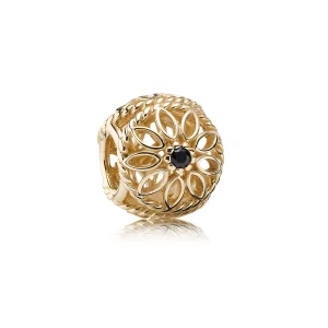 (image for) PANDORA Delicate Beauty, Black Spinel Charm - 750821SPB