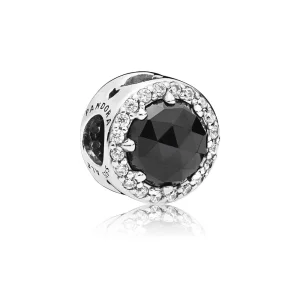 (image for) PANDORA Disney, Evil Queen's Black Magic Charm, Black Crystals & Clear CZ - 797487NCK