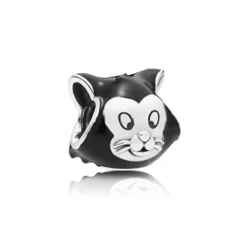 PANDORA Disney, Figaro Portrait Charm, Black Enamel - 797488EN16 PANDORA Disney, Figaro Portrait Charm, Black Enamel - 797488EN16