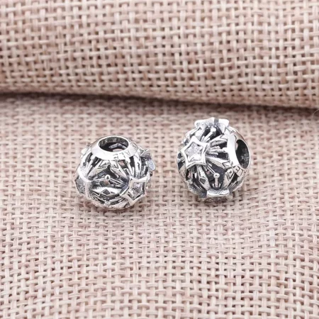 PANDORA Disney Frozen Snowflake Openwork Silver Charm With Cubic Charm - 791563CZ