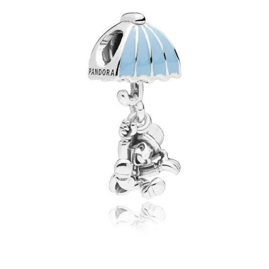 PANDORA Disney, Jiminy Cricket Dangle Charm, Blue Enamel - 797492EN41