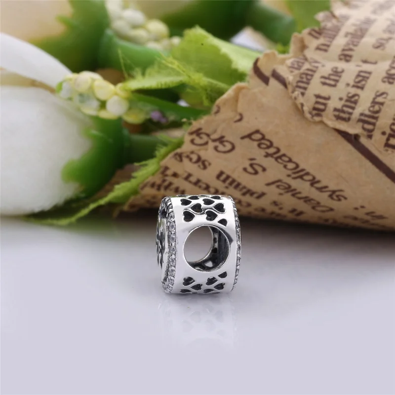 (image for) PANDORA Disney, Mickey & Minnie Love, Charm Clear CZ - 791957CZ - View 3