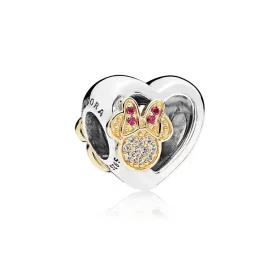PANDORA Disney, Mickey & Minnie Love Icons Charm - 796463CZ PANDORA Disney, Mickey & Minnie Love Icons Charm - 796463CZ