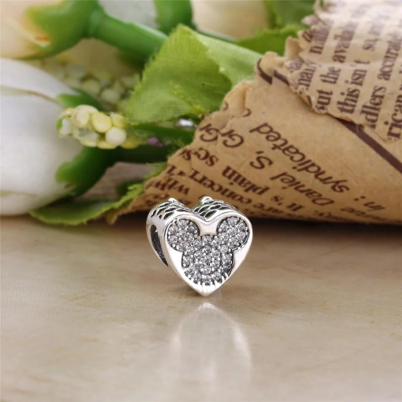 (image for) PANDORA Disney, Mickey & Minnie True Love Charm - 792050CZ - View 3