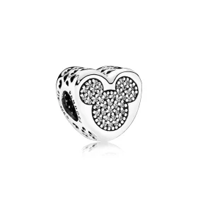 PANDORA Disney, Mickey & Minnie True Love Charm - 792050CZ PANDORA Disney, Mickey & Minnie True Love Charm - 792050CZ
