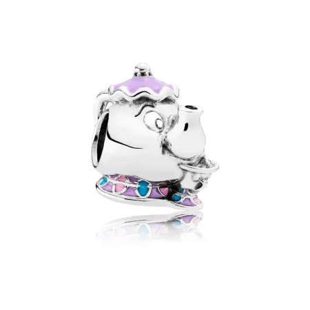 PANDORA Disney, Mrs. Potts & Chip Charm, Mixed Enamel - 792141ENMX PANDORA Disney, Mrs. Potts & Chip Charm, Mixed Enamel - 792141ENMX