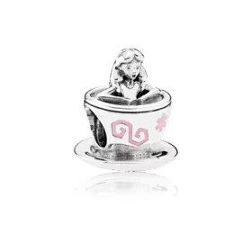 PANDORA Disney Parks Alice in Wonderland Teacup Charm - 792126enmx PANDORA Disney Parks Alice in Wonderland Teacup Charm - 792126enmx