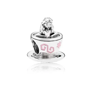 (image for) PANDORA Disney Parks Alice in Wonderland Teacup Charm - 792126enmx
