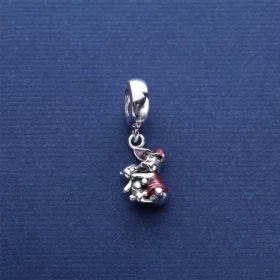 PANDORA Disney Piglet Transparent Cerise Enamel Dangle Charm - 792134EN117 PANDORA Disney Piglet Transparent Cerise Enamel Dangle Charm - 792134EN117