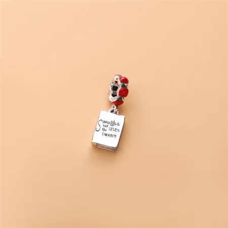 PANDORA Disney, Snow White & The Seven Dwarfs Book Dangle Charm, Mixed Enamel - 797167ENMX