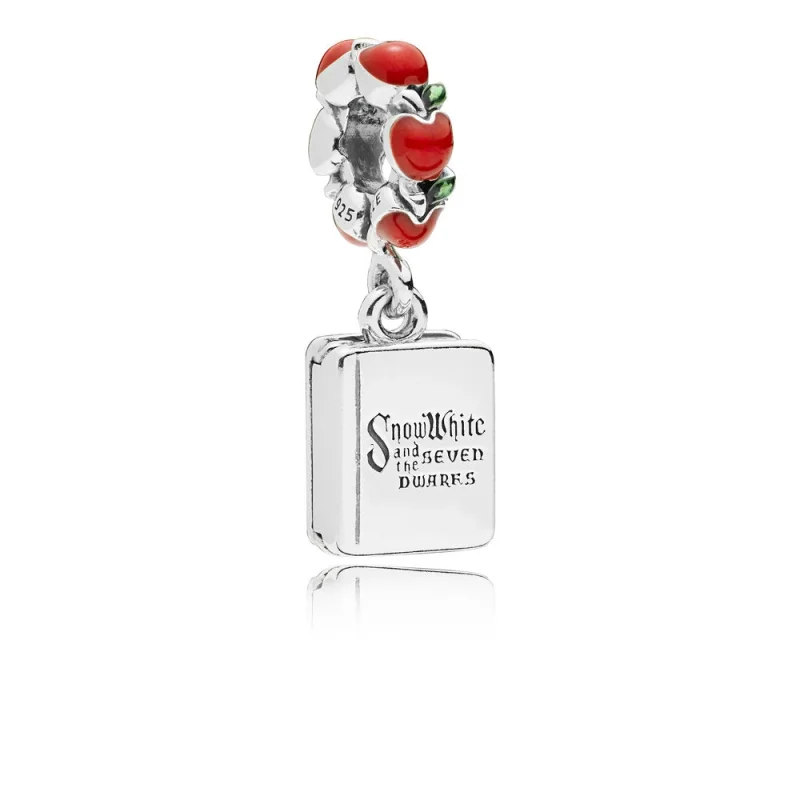 (image for) PANDORA Disney, Snow White & The Seven Dwarfs Book Dangle Charm, Mixed Enamel - 797167ENMX - Product Image