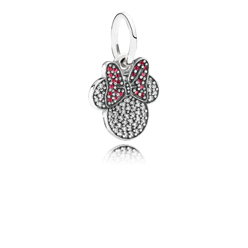 (image for) PANDORA Disney, Sparkling Minnie Icon Dangle - 791447CZ - Product Image