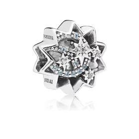PANDORA Disney, When You Wish Upon A Star Charm, Light Blue Enamels & Crystals - 797490NBL PANDORA Disney, When You Wish Upon A Star Charm, Light Blue Enamels & Crystals - 797490NBL