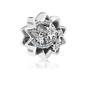(image for) PANDORA Disney, When You Wish Upon A Star Charm, Light Blue Enamels & Crystals - 797490NBL