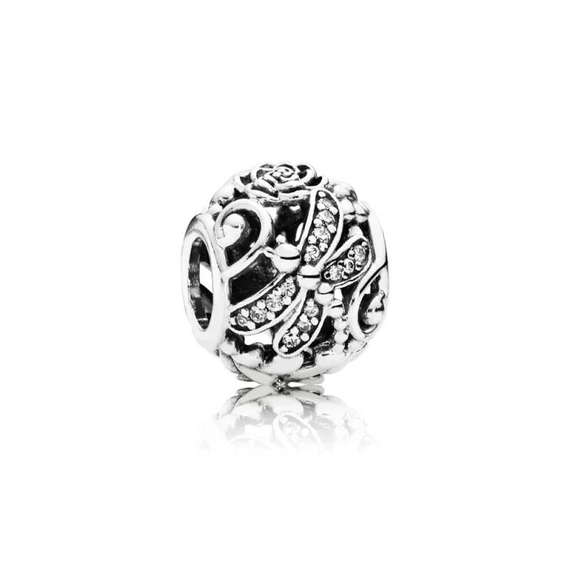 (image for) PANDORA Dragonfly Meadow Openwork Charm - 791733CZ - Product Image