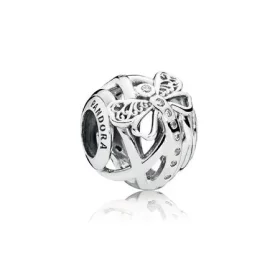 PANDORA Dreamy Dragonfly Charm, Clear CZ - 797025CZ PANDORA Dreamy Dragonfly Charm, Clear CZ - 797025CZ