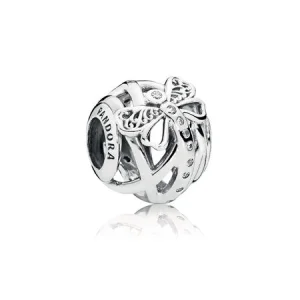 (image for) PANDORA Dreamy Dragonfly Charm, Clear CZ - 797025CZ