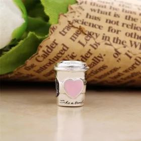 PANDORA Drink To Go Charm, Pink Enamel - 797185EN160 PANDORA Drink To Go Charm, Pink Enamel - 797185EN160