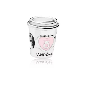 PANDORA Drink To Go Charm, Pink Enamel - 797185EN160 PANDORA Drink To Go Charm, Pink Enamel - 797185EN160