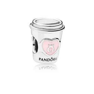 (image for) PANDORA Drink To Go Charm, Pink Enamel - 797185EN160