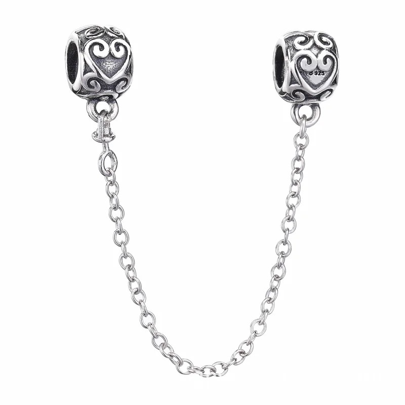(image for) PANDORA Enchanted Heart Safety Chain - 797036 - View 2