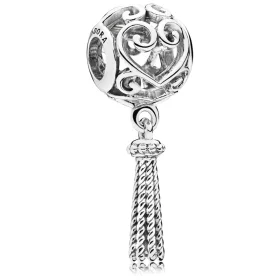 PANDORA Enchanted Heart Tassel Dangle Charm - 797037 PANDORA Enchanted Heart Tassel Dangle Charm - 797037