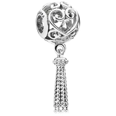 PANDORA Enchanted Heart Tassel Dangle Charm - 797037