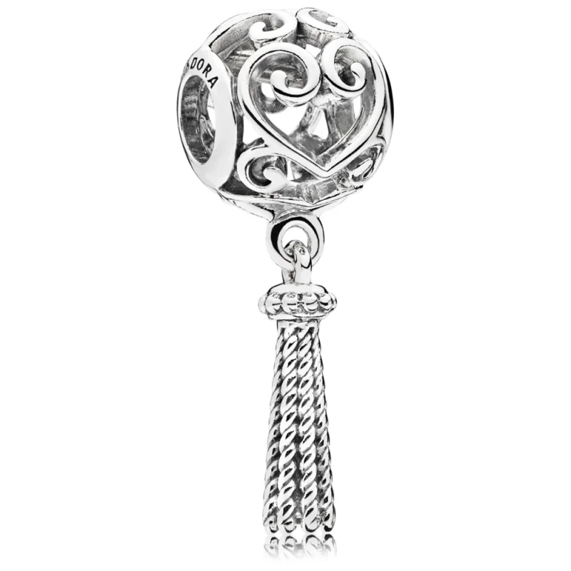 (image for) PANDORA Enchanted Heart Tassel Dangle Charm - 797037 - Product Image