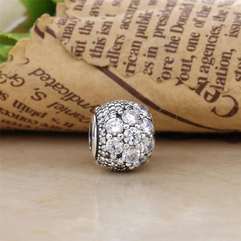 (image for) PANDORA Enchanted Pavé Charm, Clear CZ - 797032CZ - View 3