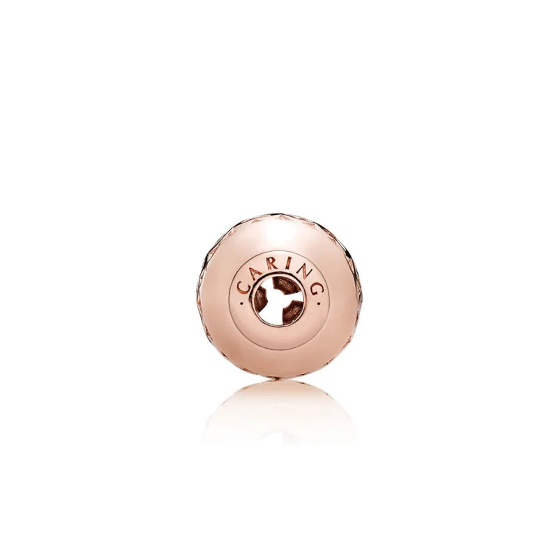 (image for) PANDORA ESSENCE Rose™ CARING Charm - 786203 - View 2