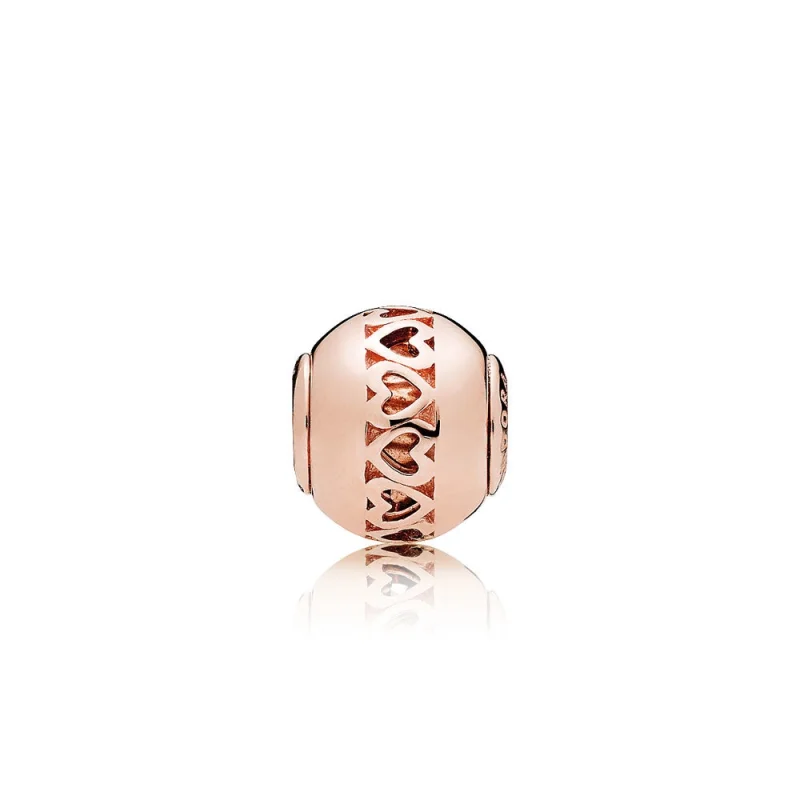 (image for) PANDORA ESSENCE Rose™ CARING Charm - 786203 - Product Image