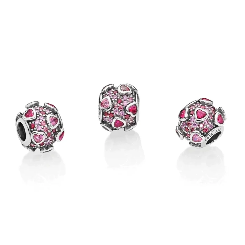 (image for) PANDORA Explosion of Love Charm, Multi-Colored CZ - 796555CZSMX - View 2