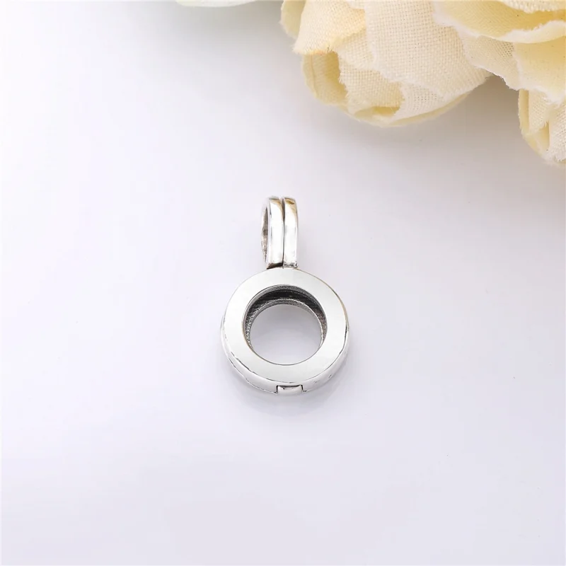 (image for) PANDORA Faceted Locket Dangle Charm, Synthetic Amethyst - 797662SAM - View 2