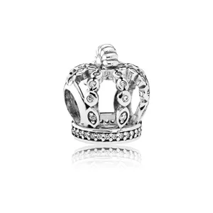 PANDORA Fairytale Crown Clear CZ Charm - 792058CZ (image for) PANDORA Fairytale Crown Clear CZ Charm - 792058CZ